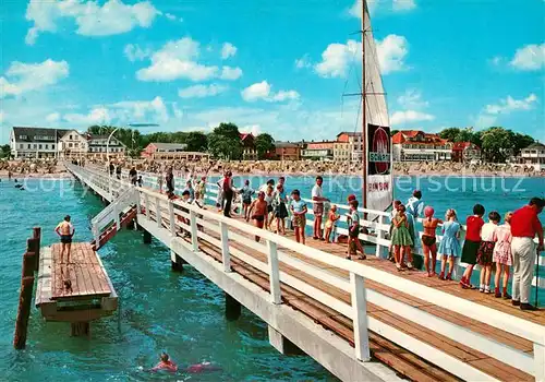 AK / Ansichtskarte Niendorf_Timmendorfer_Strand Seebruecke Niendorf_Timmendorfer