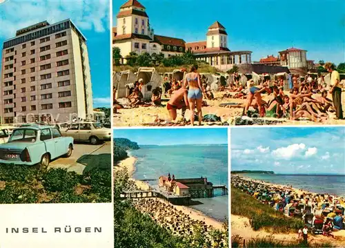 AK / Ansichtskarte Sassnitz_Ostseebad_Ruegen Ruegen Hotel Binz Sellin Sassnitz_Ostseebad_Ruegen