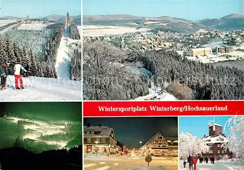 AK / Ansichtskarte Winterberg_Hochsauerland Skisprungschanze  Winterberg_Hochsauerland