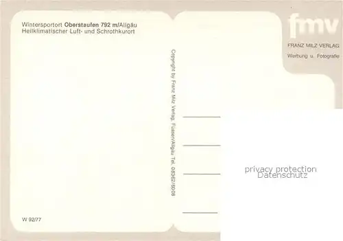 AK / Ansichtskarte Oberstaufen  Oberstaufen