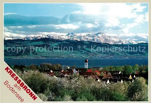 AK / Ansichtskarte Kressbronn_Bodensee Schweizer Ufer Saentis Altmann Kressbronn Bodensee