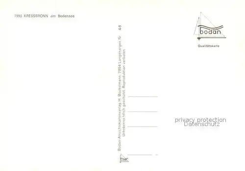 AK / Ansichtskarte Kressbronn_Bodensee Kurpark Weinbau Landesteg Fachwerkhaeuser Kressbronn Bodensee