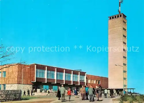 AK / Ansichtskarte Oberwiesenthal_Erzgebirge Gaststaette Fichtelberghaus Aussichtsturm Oberwiesenthal Erzgebirge