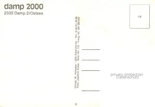 AK / Ansichtskarte Damp  Damp