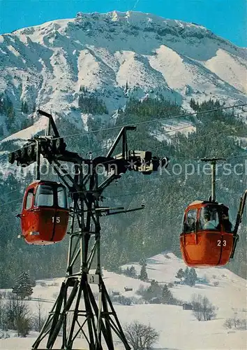 AK / Ansichtskarte Pfronten Seilbahn Breitenberg Pfronten