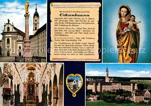 AK / Ansichtskarte Ochsenhausen Benediktinerkloster  Ochsenhausen