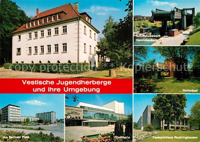 AK / Ansichtskarte Oer Erkenschwick Berliner Platz Rathaus Hotel