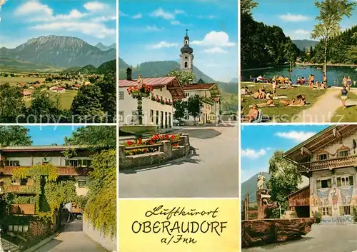 AK / Ansichtskarte Oberaudorf Marienplatz Burgtor Ortbaeck Oberaudorf