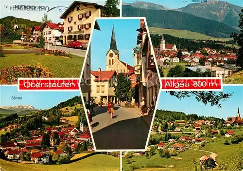 AK / Ansichtskarte Oberstaufen Saentis Oberstaufen