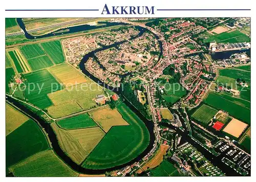 AK / Ansichtskarte Akkrum Fliegeraufnahme Akkrum