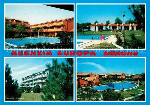 AK / Ansichtskarte Bibione Agenzia Europa Villaggio Selene Club del Pine Marina Grande Euro Residence Club Swimming Pool Bibione
