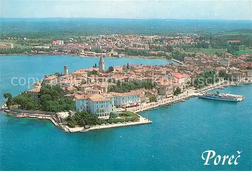 AK / Ansichtskarte Porec Altstadt Halbinsel Fliegeraufnahme Porec