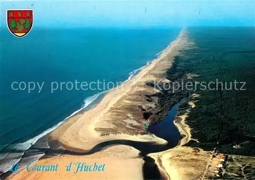 AK / Ansichtskarte Moliets_Plage Le Courant d Huchet Ocean Collection Images de France vue aerienne Moliets_Plage