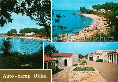 AK / Ansichtskarte Porec Autocamp Ulika Campingplatz Gaststaette Restaurant Bungalows Strand Porec