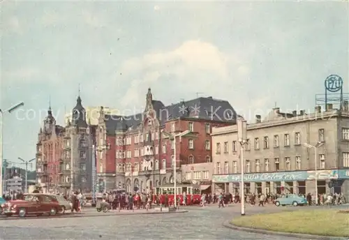 AK / Ansichtskarte Katowice Fragment ulicy Armil Czerwonej Katowice