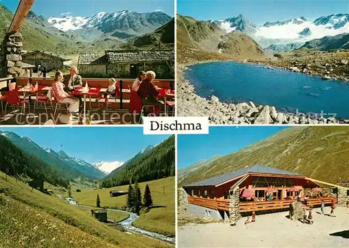 AK / Ansichtskarte Davos_GR Berghaus Duerrboden Dischmatal Bergsee Piz Grialetsch Scalettahorn Piz Sarsura Albula Alpen Davos_GR