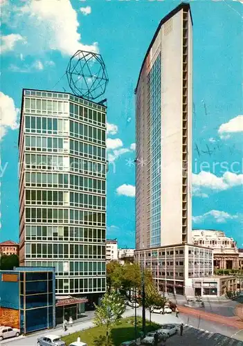 AK / Ansichtskarte Milano I Grattacieli Pirelli e Galbani Wolkenkratzer Milano