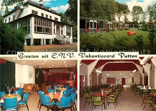 AK / Ansichtskarte Putten_Gelderland C.N.V. Vakantieoord Bungalows Gaststaette Restaurant Putten_Gelderland