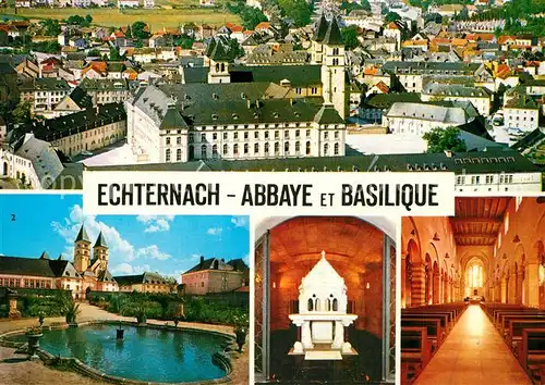 AK / Ansichtskarte Echternach Abbaye et Basilique Saint Willibrod Sarcophage tombeau Interieur Echternach