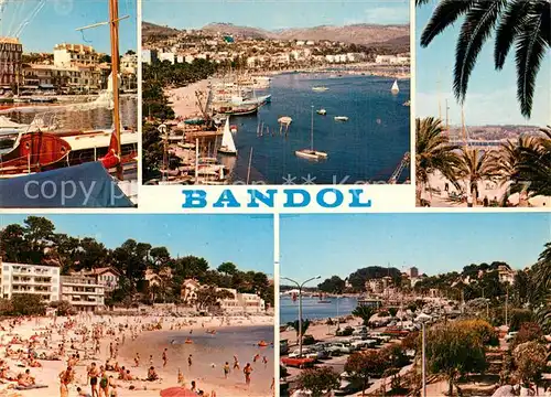 AK / Ansichtskarte Bandol Port Plage Promenade Collection Lumiere et Beaute de la Cote d Azur Bandol