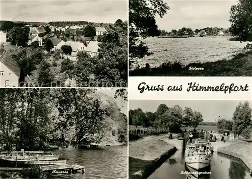 AK / Ansichtskarte Himmelpfort Panorama Stolpsee Haussee Schleuse Himmelpfort