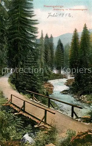 AK / Ansichtskarte Weisswassergrund  Weberweg Weisswassergrund