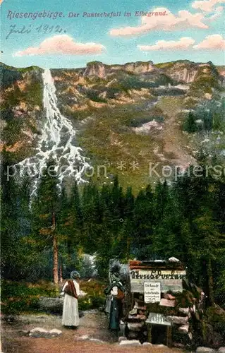 AK / Ansichtskarte Pantschefall_Elbgrund  