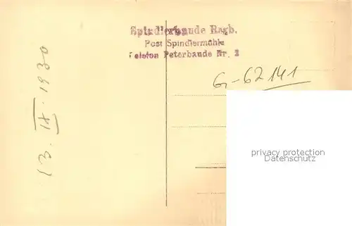 AK / Ansichtskarte Spindlerbaude  Spindlerbaude