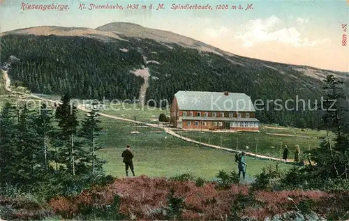 AK / Ansichtskarte Spindlerbaude Kleine Sturmhaube  Spindlerbaude