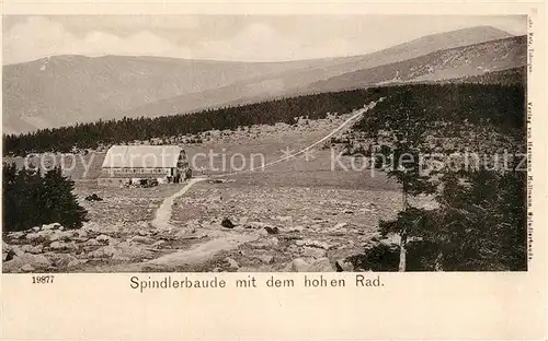 AK / Ansichtskarte Spindlerbaude Hohe Rad Spindlerbaude
