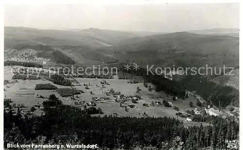 AK / Ansichtskarte Wurzelsdorf Blick vom Farrenberg Wurzelsdorf