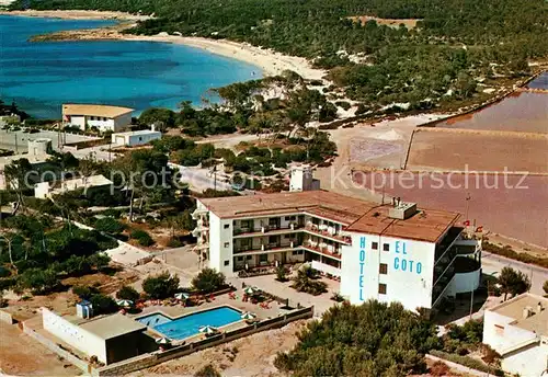 AK / Ansichtskarte Colonia_de_San_Jordi Hotel El Coto Fliegeraufnahme Colonia_de_San_Jordi