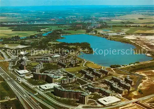 AK / Ansichtskarte Amsterdam_Niederlande Nellestein Aan Gaasperplas en Gaasperpark Fliegeraufnahme Amsterdam_Niederlande