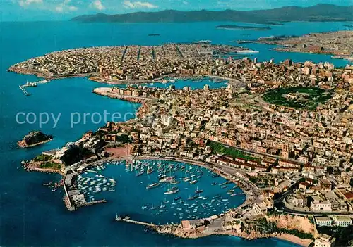 AK / Ansichtskarte Pireus Una veduta parziale dal aereo Pireus