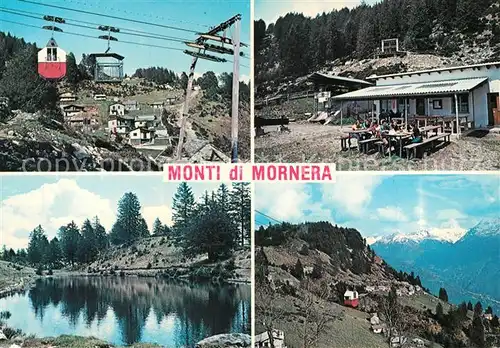 AK / Ansichtskarte Monti_di_Mornera Gondelbahn Berggaststaette Bergsee Monti_di_Mornera
