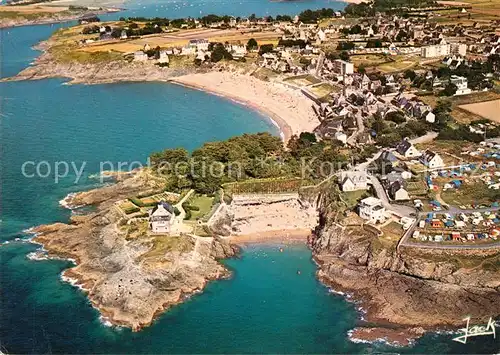 AK / Ansichtskarte Rotheneuf Vue generale aerienne des plages Rotheneuf