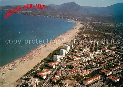 AK / Ansichtskarte Argeles sur Mer Le Racou Vue generale aerienne Argeles sur Mer