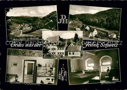 AK / Ansichtskarte Diepoltsdorf Panorama Utzmannsbach Jugendherberge Tagungsraeume Nachtquartier Diepoltsdorf