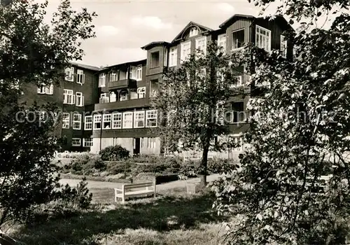 AK / Ansichtskarte Braunlage Sanatorium Dr Schroeder Braunlage