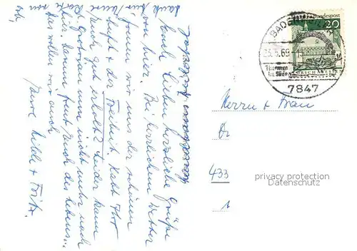 AK / Ansichtskarte Badenweiler Panorama Badenweiler