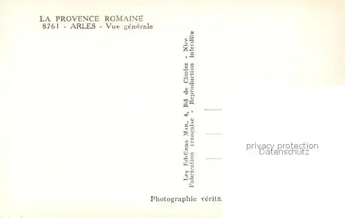 AK / Ansichtskarte Arles_Bouches du Rhone Panorama Arles_Bouches du Rhone