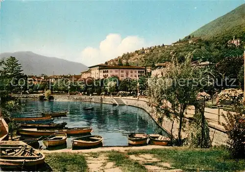 AK / Ansichtskarte Locarno_Lago_Maggiore Giardini Lungolago Locarno_Lago_Maggiore
