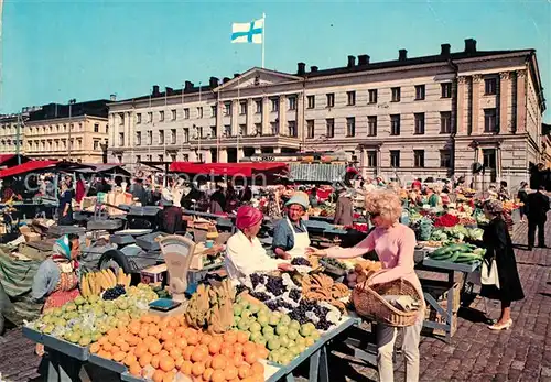 AK / Ansichtskarte Helsinki Marktplatz Helsinki