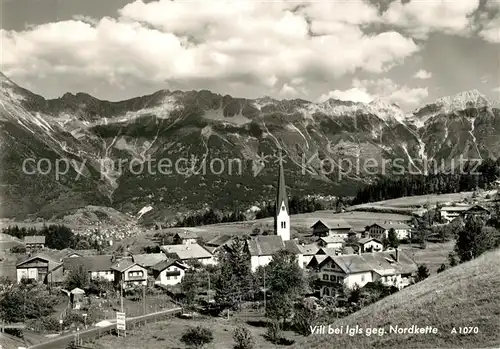 AK / Ansichtskarte Vill mit Nordkette Vill