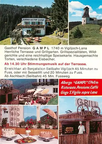 AK / Ansichtskarte Vigiljoch Gasthof Pension Gmpl Vigiljoch