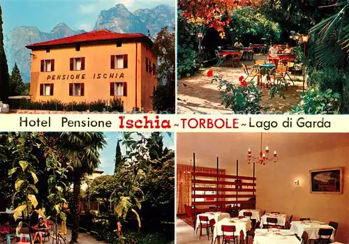 AK / Ansichtskarte Torbole_Lago_di_Garda Hotel Pensione Ischia Torbole_Lago_di_Garda