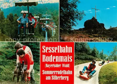 AK / Ansichtskarte Bodenmais Sesselbahn Sommerrodelbahn Bodenmais