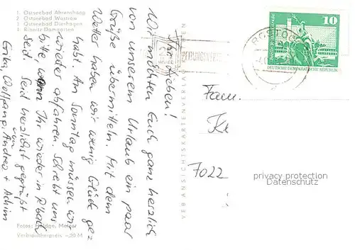 AK / Ansichtskarte Ahrenshoop_Ostseebad Wustrow Dierhagen Ribnitz Damgarten Ahrenshoop_Ostseebad