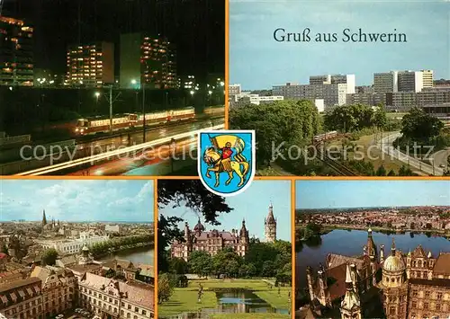 AK / Ansichtskarte Schwerin_Mecklenburg Strasse Deutsch Sowjetische Freundschaft Grosser Dreesch Schwerin_Mecklenburg