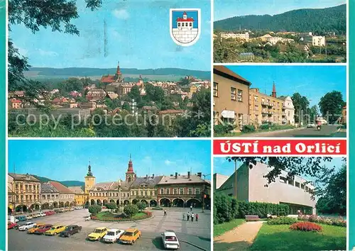 AK / Ansichtskarte Usti_nad_Orlici_Pardubicky_kraj Panoramen Stadtansichten  Usti_nad